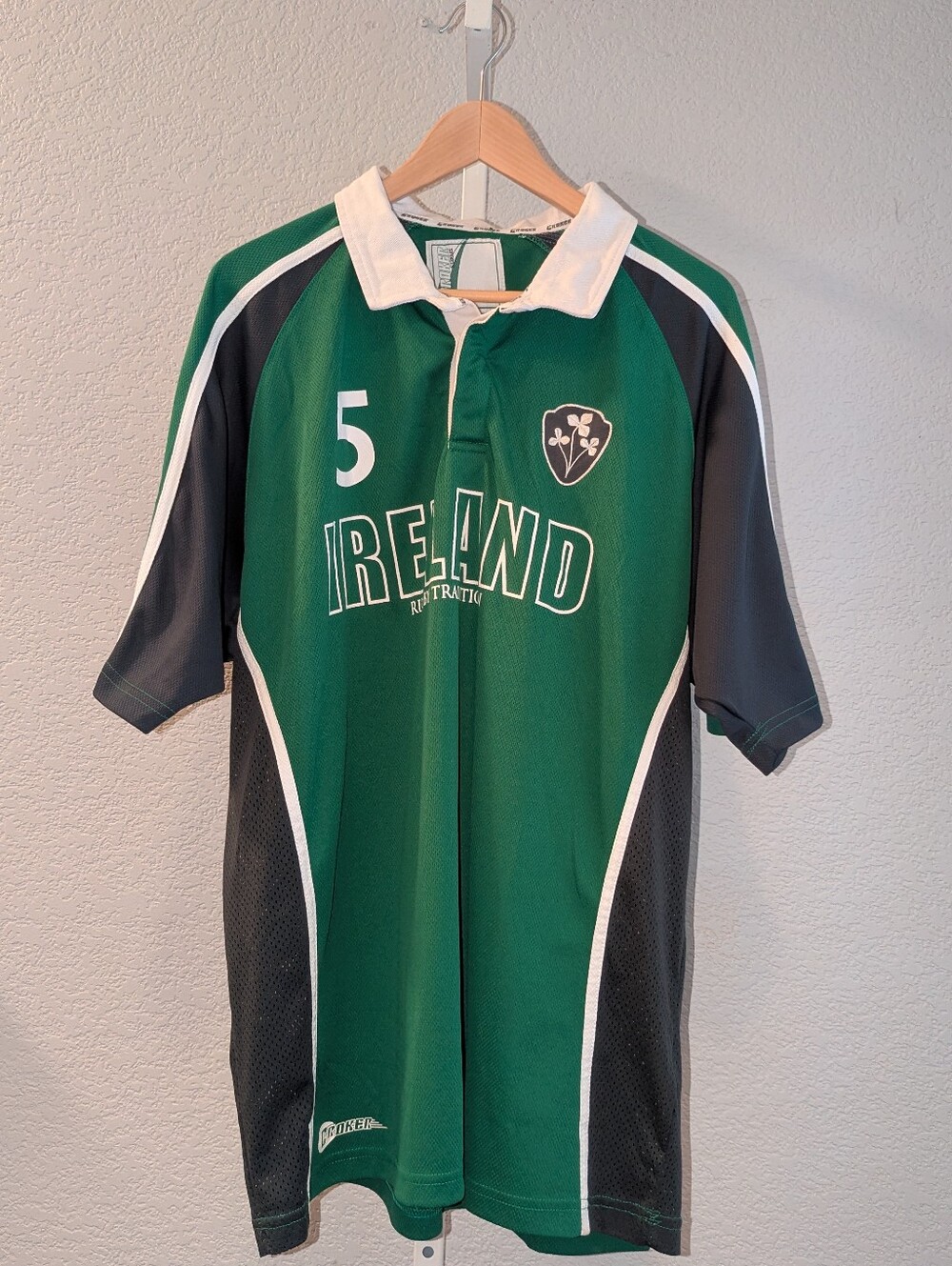 Croker Sports Ireland Performance Rugby Jersey Mesh Shirt XXL